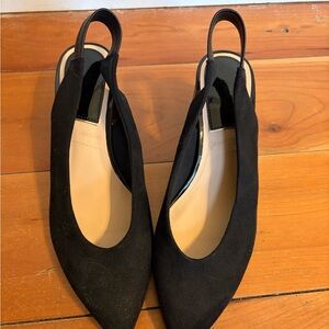 ASOS Black Slingback Flats